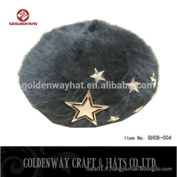 Fashion New Ladies Black Winter Hats